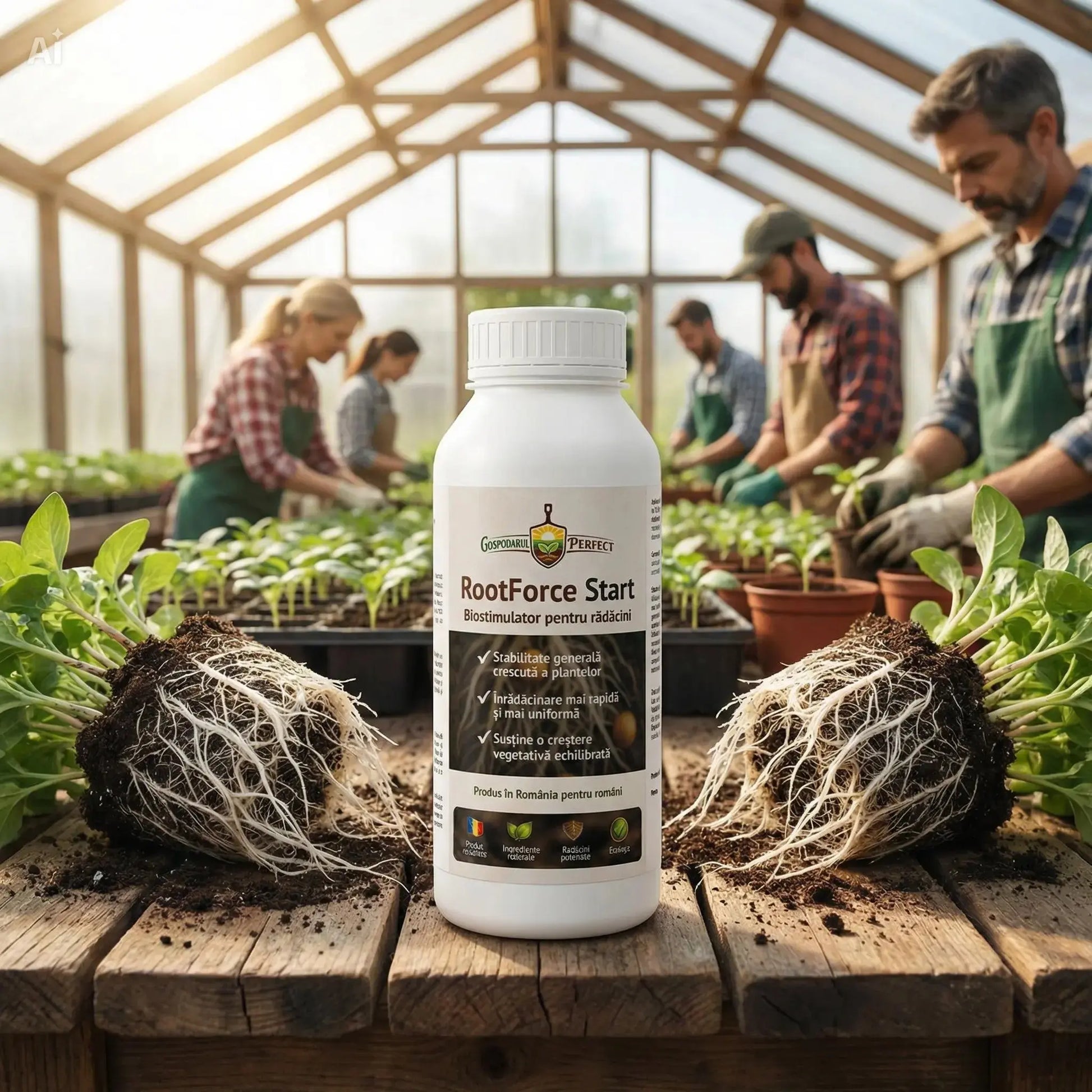RootForce Start™ - Start puternic pentru rădăcini Gospodarul Perfect