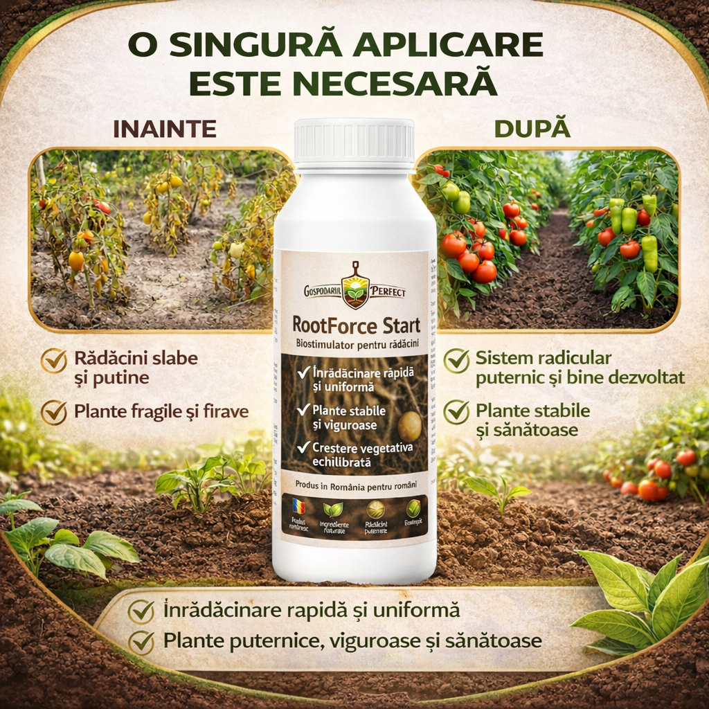 RootForce Start™ - Start puternic pentru rădăcini - 1L Gospodarul Perfect
